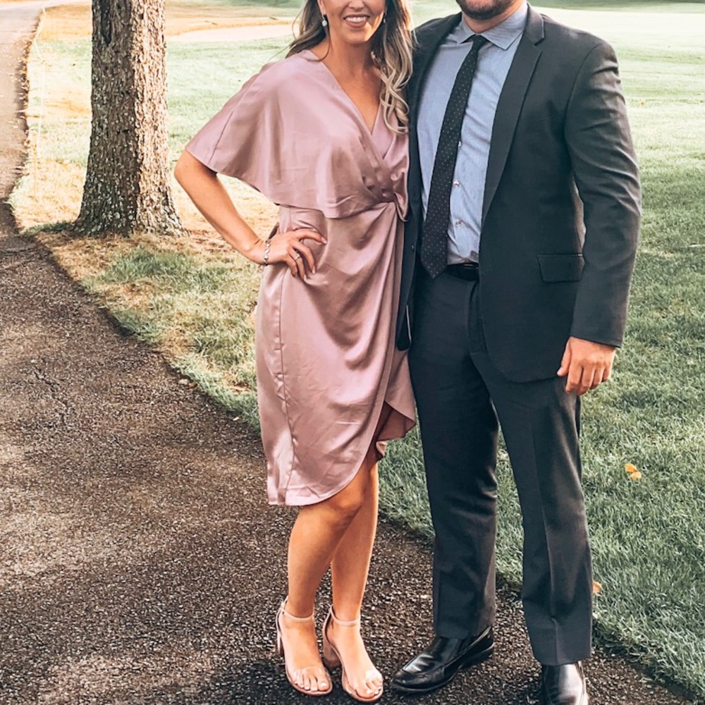 ASOS satin dress